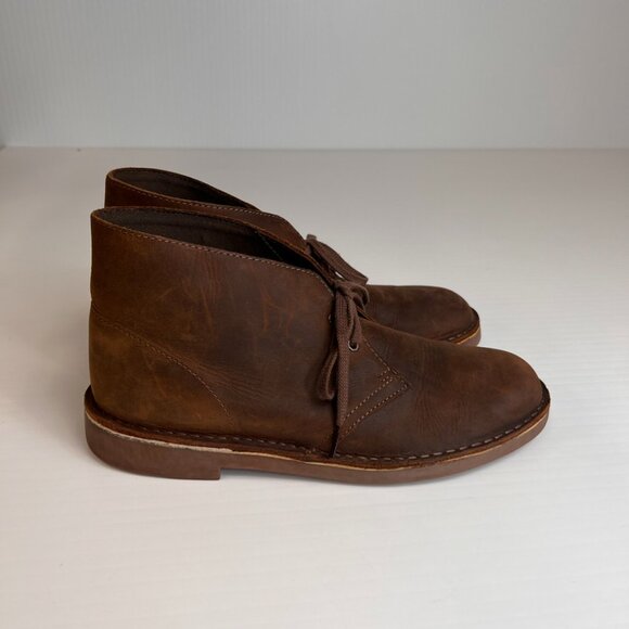 Clarks Boot Men 9.5 BushAcre 2 Leather Lace Up Ankle Chukka Work Party Core Ex main image 11